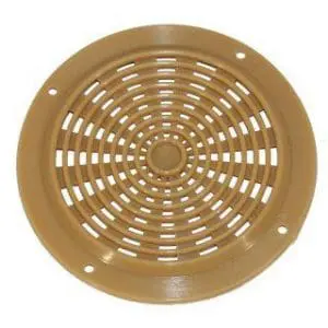 Air Vent 63mm Round Plastic Oak