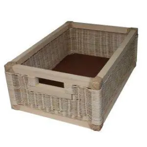 Cane Vegetable Basket 450mm Natural