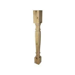 Classic Kitchen Leg H880 x 90mm Raw Pine