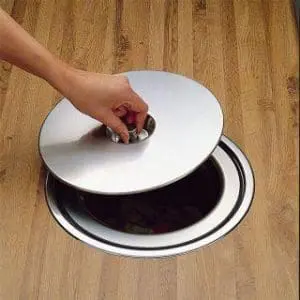 Counter Top Bin Lid Stainless Steel