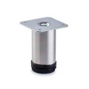 Round Leg Adjustable H100mm x 50mm Stainless Steel