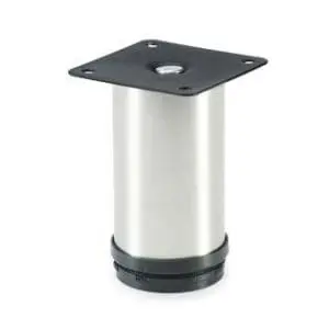 Round Leg Eco Adjustable H100mm Stainless Steel