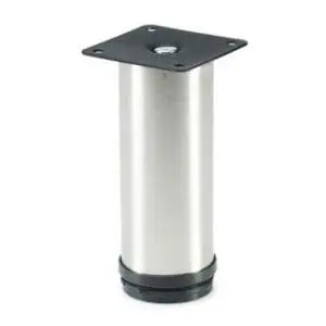 Round Leg Eco Adjustable H120mm Stainless Steel