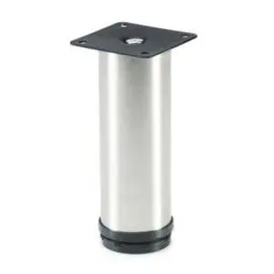Round Leg Eco Adjustable H150mm Stainless Steel