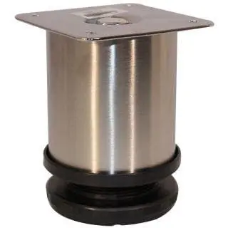 Wide Base Leg Adjustable H150mm x 76mm Stainless Steel